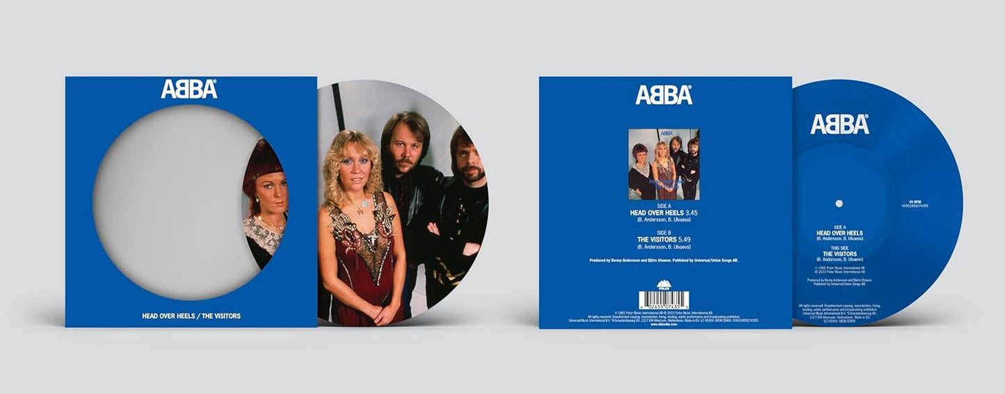 ABBA – Head Over Heels / The Visitors - PICTURE DISC 7" VINYL - NEW