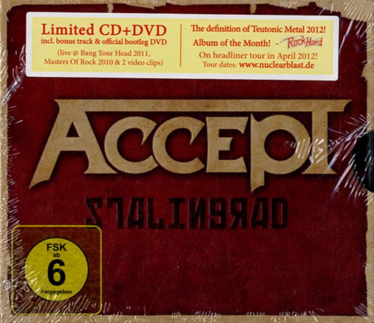 Accept – Stalingrad - CD ALBUM + DVD SET (used)