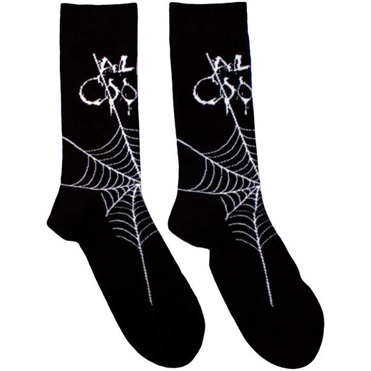 Alice Cooper Unisex Ankle Socks: Web (Black)