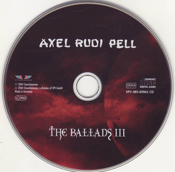 Axel Rudi Pell – The Ballads III - CD ALBUM (used)
