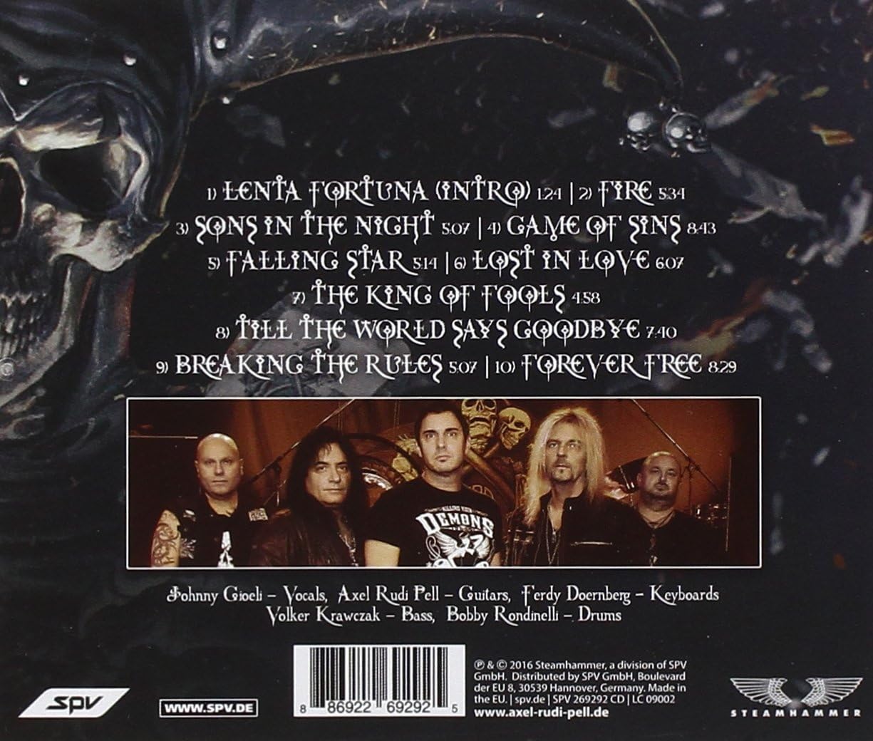 Axel Rudi Pell – Game Of Sins - CD ALBUM (used)