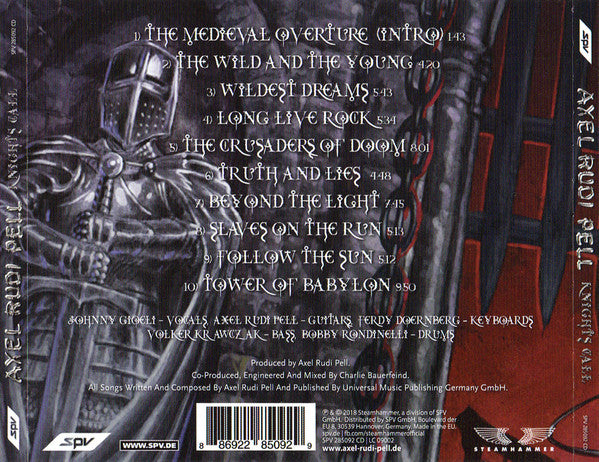 Axel Rudi Pell – Knights Call - CD ALBUM (used)