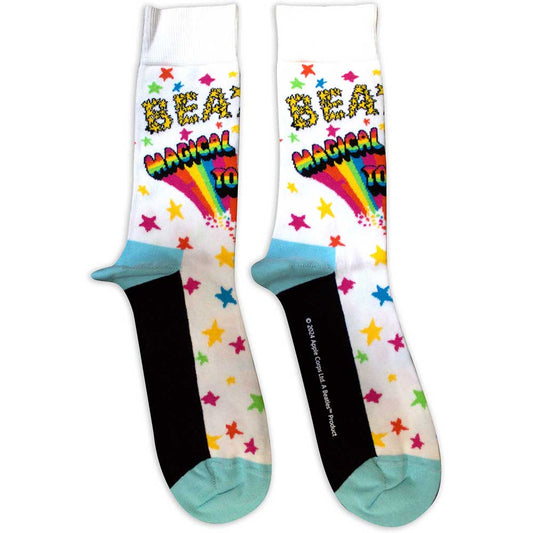 The Beatles Unisex Ankle Socks: Magical Mystery Tour (White)