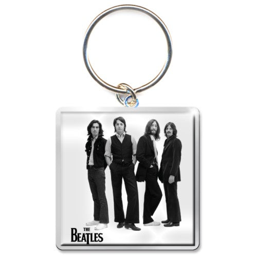 THE BEATLES KEYCHAIN: WHITE ALBUM ICONIC IMAGE
