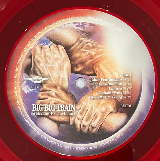 Big Big Train – Welcome To The Planet -  RED COLOURED VINYL 180 GRAM LP - NEW