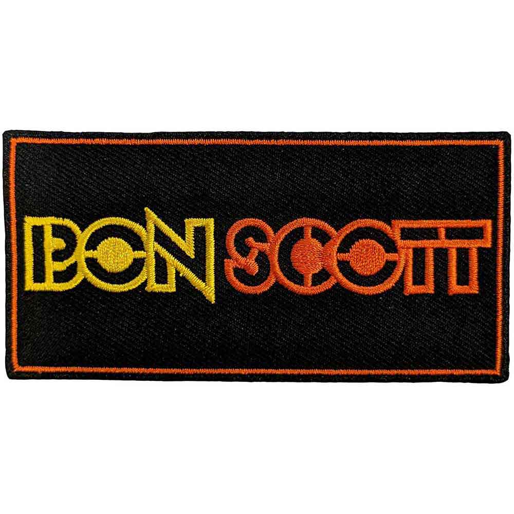 Bon Scott Woven Patch: Logo (Standard) BONPAT01