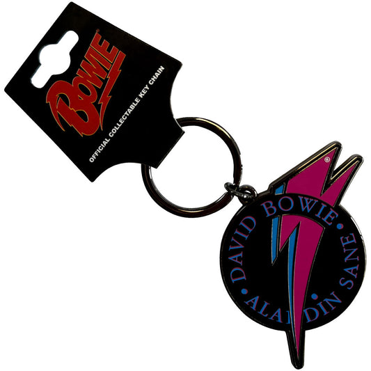 David Bowie Keychain: Aladdin Sane