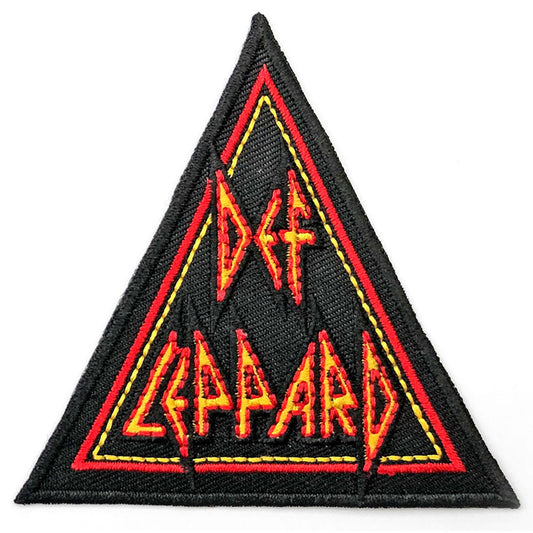 DEF LEPPARD PATCH: TRI-LOGO DEFLPAT03