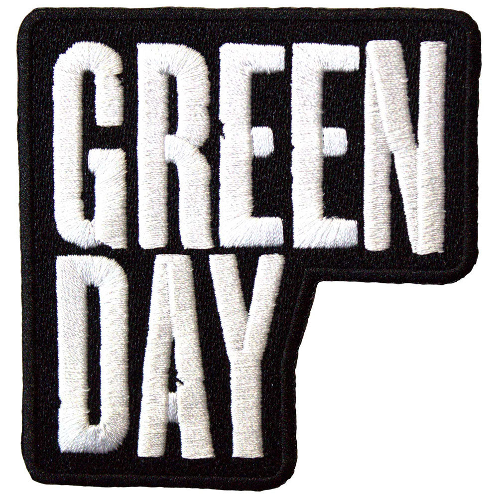 Green Day Standard Patch: Stacked Logo
