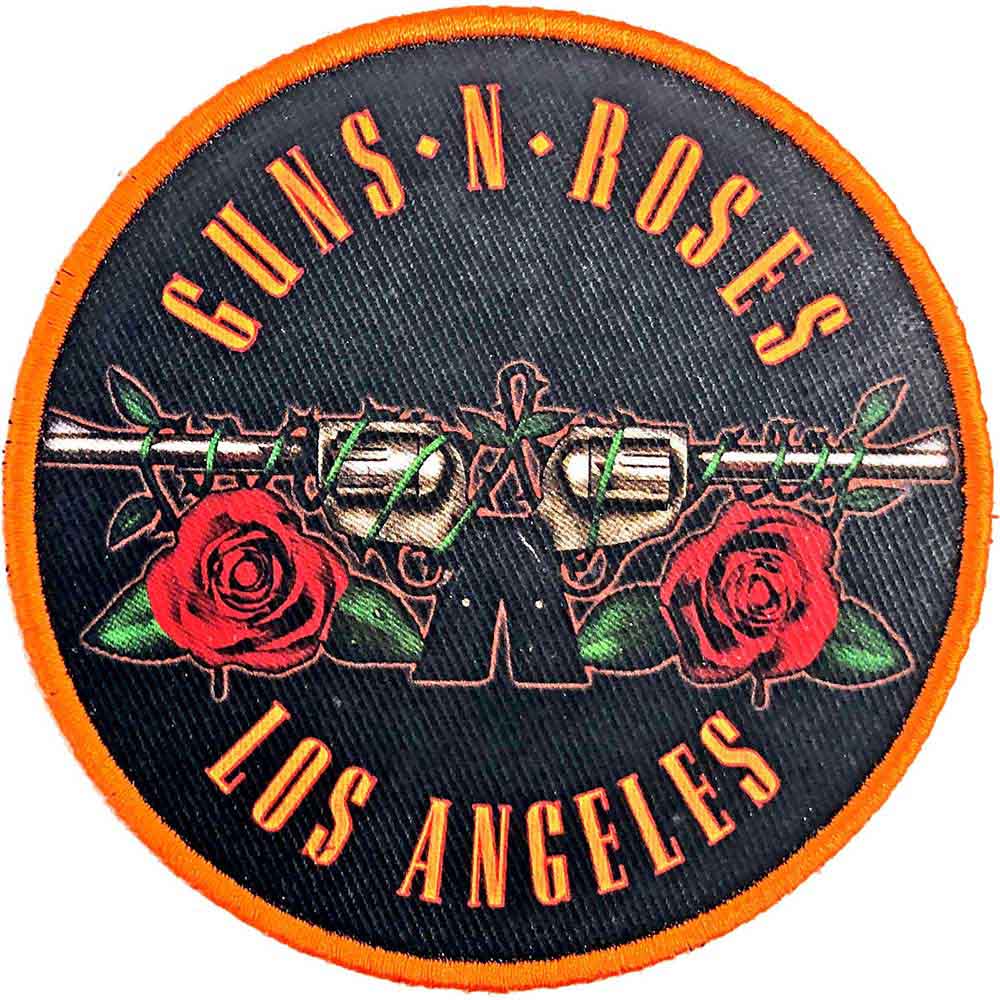 Guns N' Roses Printed Patch: Los Angeles Orange (Standard) GNRPAT16