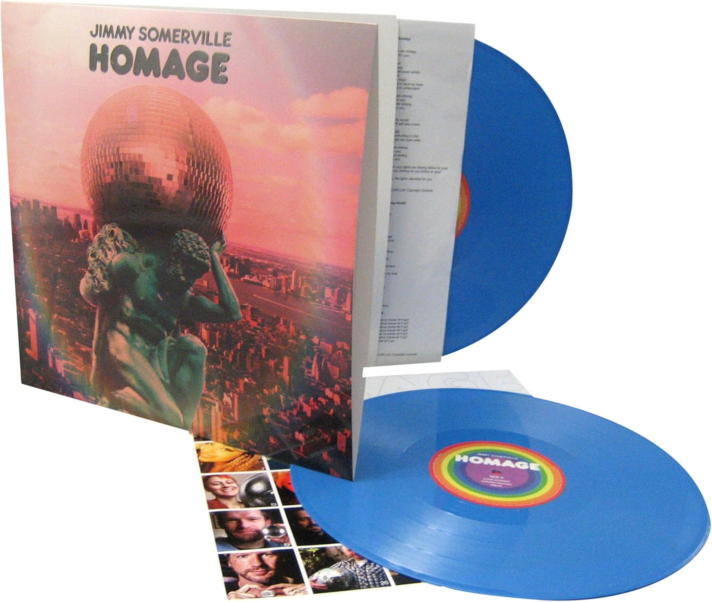 Jimmy Somerville – Homage - 2 x BLUE COLOURED VINYL LP & CD Album SET (used)