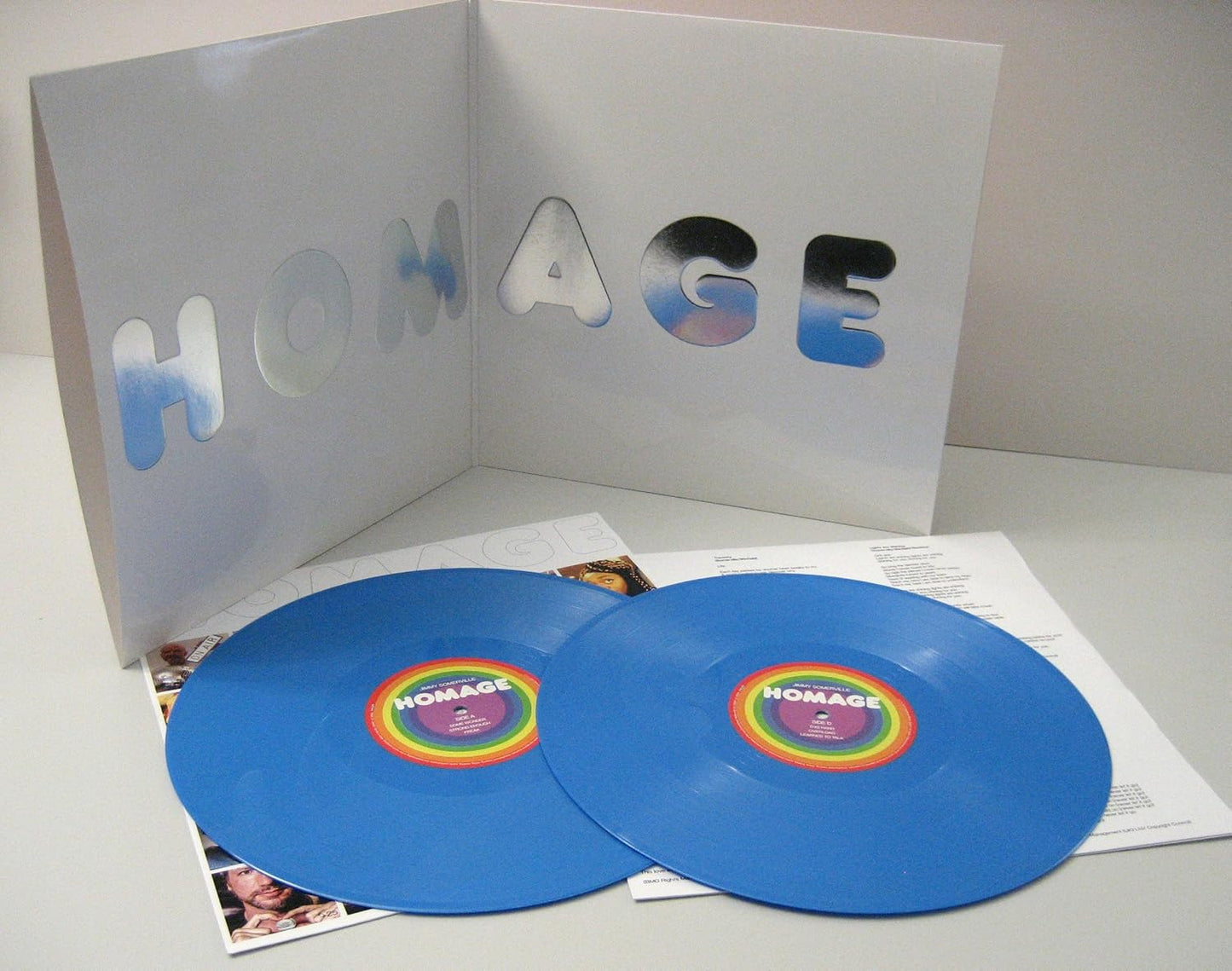 Jimmy Somerville – Homage - 2 x BLUE COLOURED VINYL LP & CD Album SET (used)
