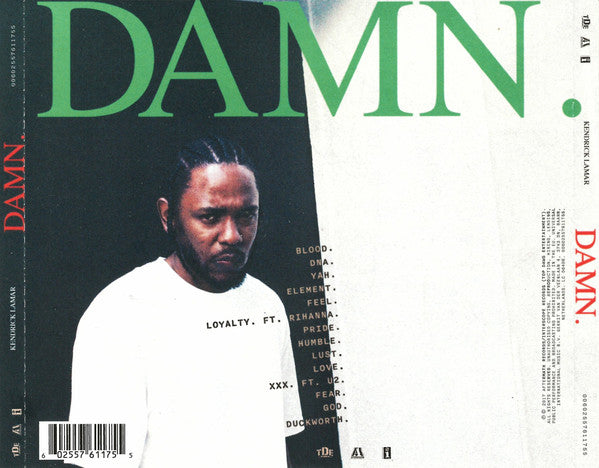Kendrick Lamar – DAMN - CD ALBUM - NEW