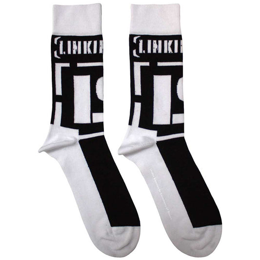 Linkin Park Unisex Ankle Socks: Brackets Logo (Black)