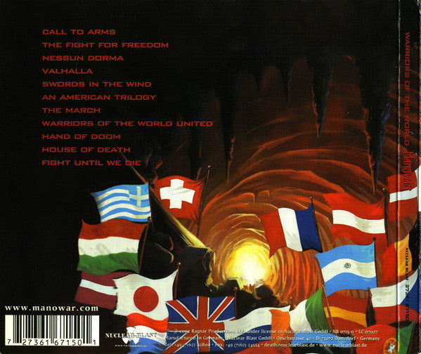 Manowar – Warriors Of The World - CD ALBUM (used)