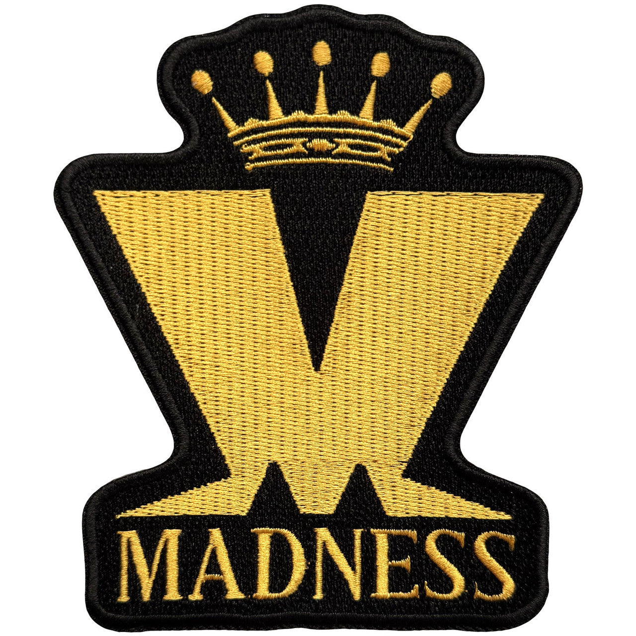 Madness Woven Patch: Crown & M