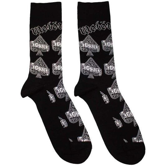 Motorhead Unisex Ankle Socks: Ace Of Spades Repeat (Black)