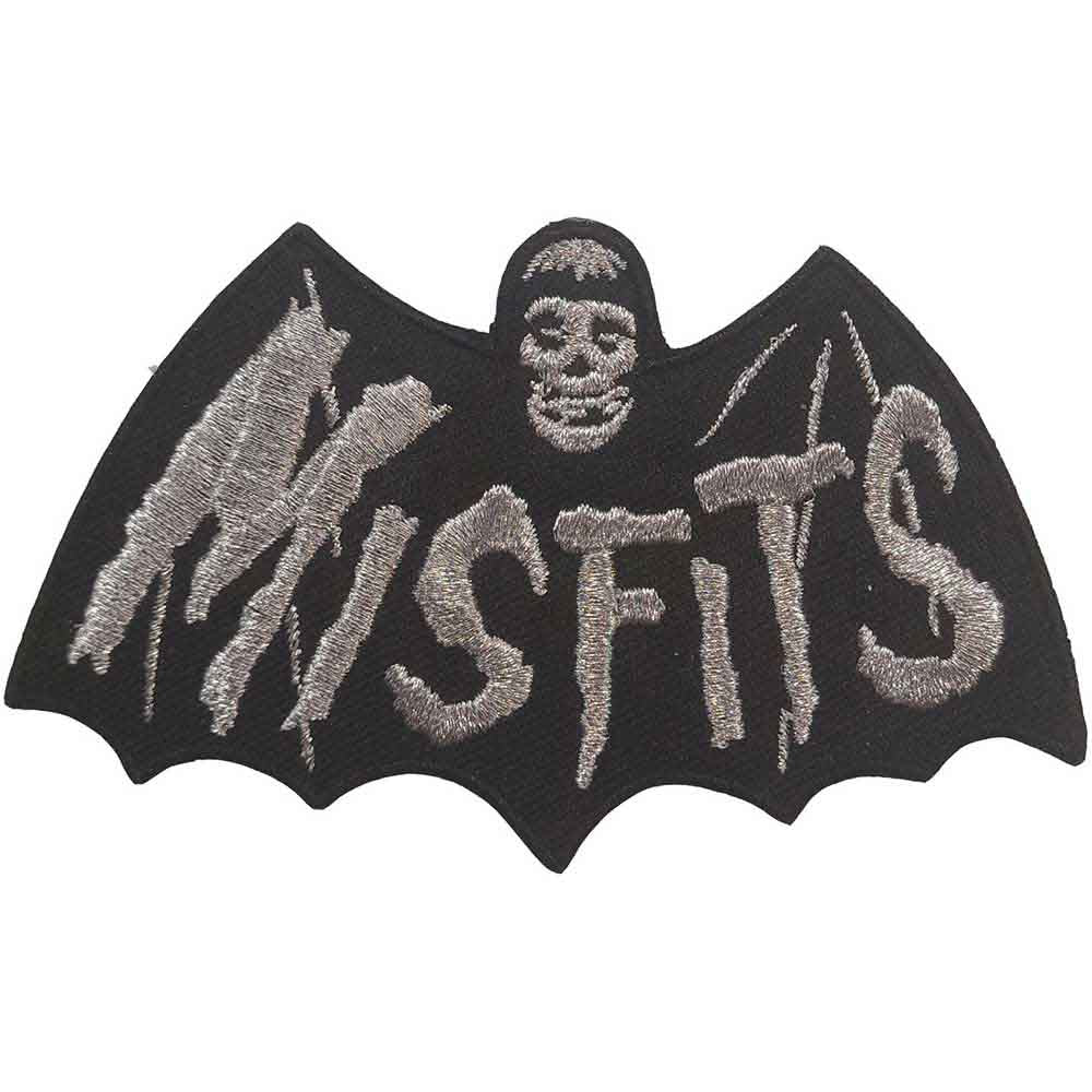 Misfits Woven Patch: Bat Logo (Standard)
