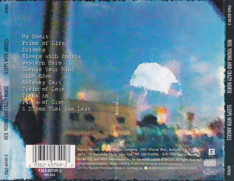 Neil Young And Crazy Horse – Sleeps With Angels - CD ALBUM