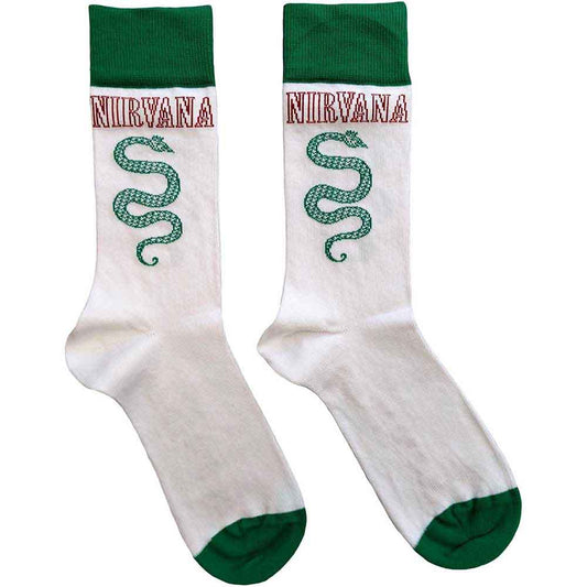 Nirvana Unisex Ankle Socks: Serve The Servants (White)