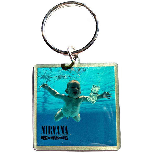 NIRVANA KEYCHAIN: NEVERMIND PHOTO PRINT
