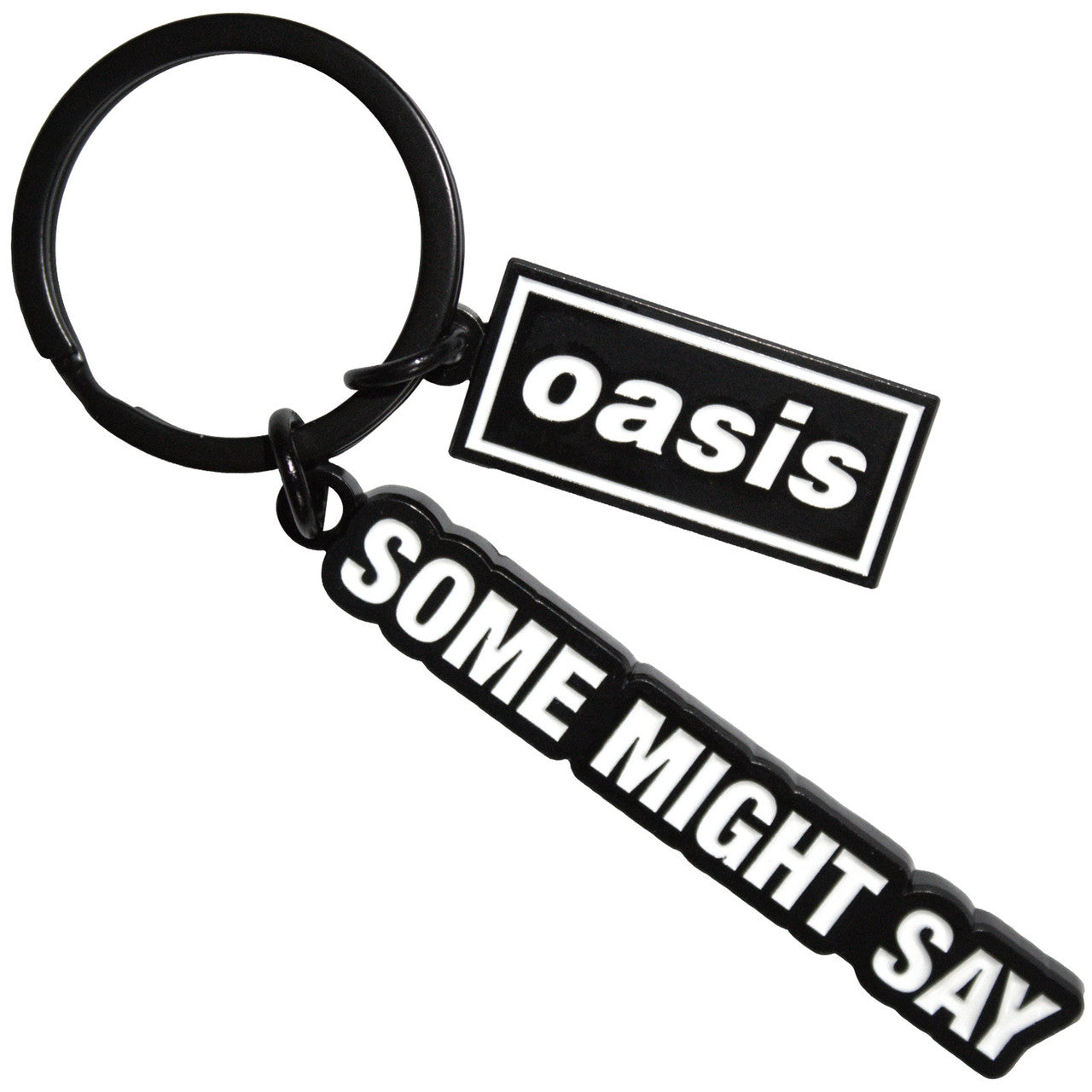 Oasis Keychain: Some Might Say Decca Logo Charm