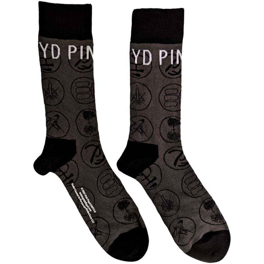 Pink Floyd Unisex Ankle Socks: Later Years (Charcoal Grey)