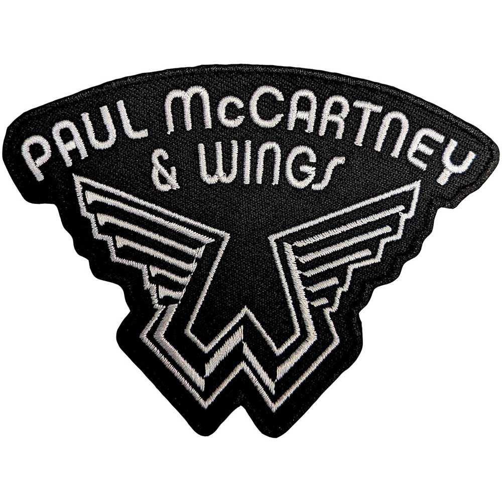 Paul McCartney Woven Patch: Wings Logo (Standard) PMCPAT01