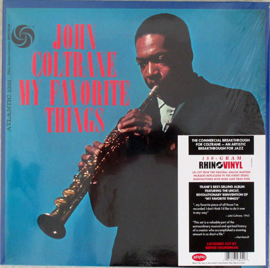 John Coltrane – My Favorite Things - VINYL LP - NEW