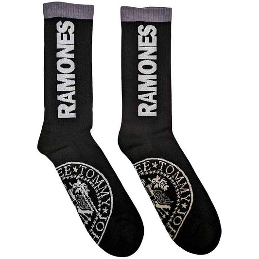 Ramones Unisex Terry Socks: Presidential Seal (Black)