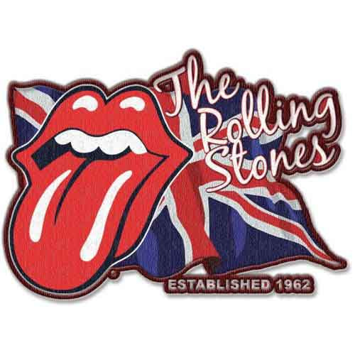 The Rolling Stones Woven Patch: Lick the Flag