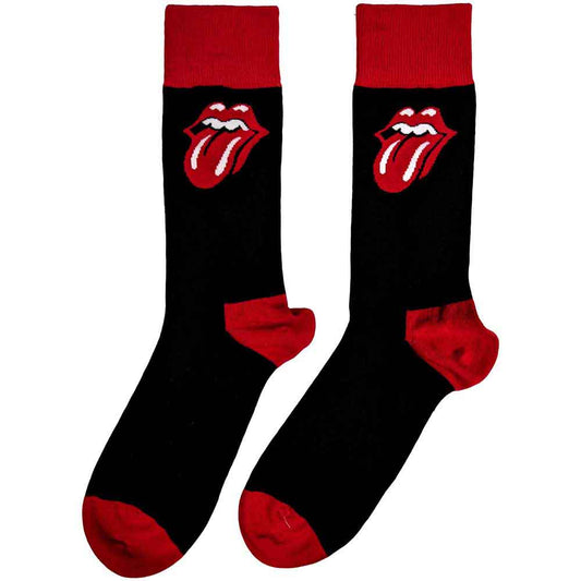 The Rolling Stones Unisex Ankle Socks: Classic Tongue (Black)