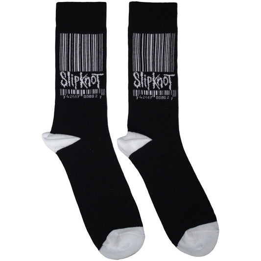 Slipknot Unisex Ankle Socks: Large Barcode Logo (Black)