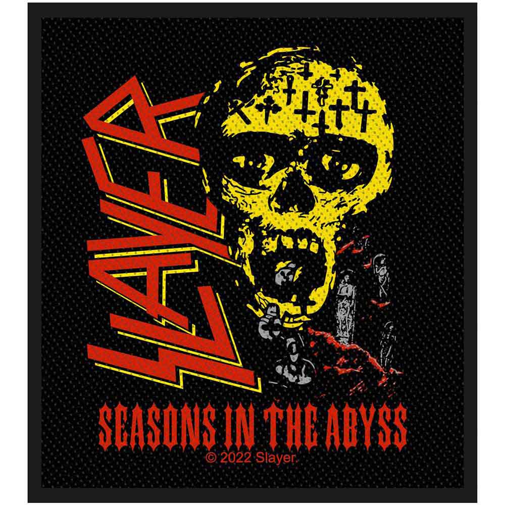 Slayer Woven Patch: Seasons In The Abyss