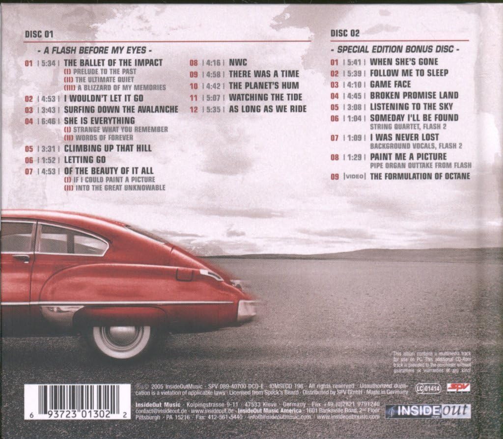 Spock's Beard – Octane - 2 x CD ALBUM SET in DIGIBOOK (used)