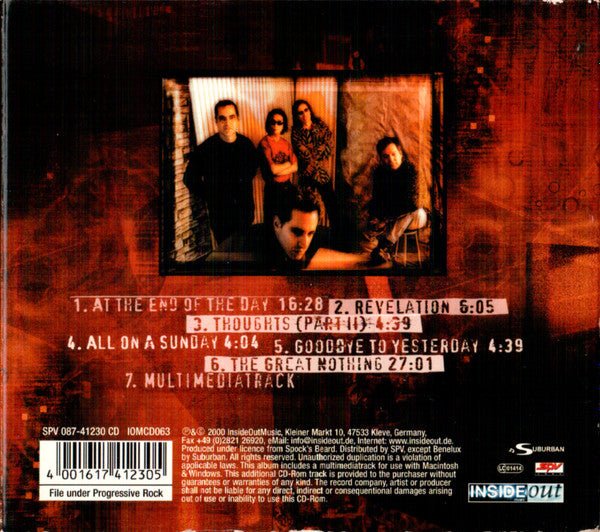 Spock's Beard – V - CD ALBUM in FOLDOUT DIGIPAK (used)