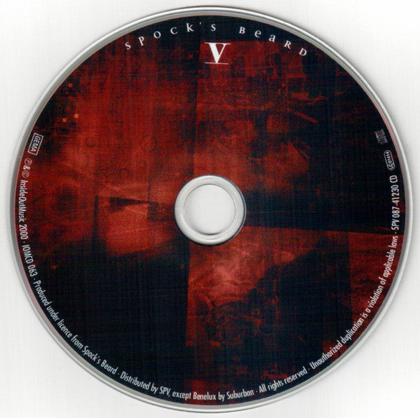 Spock's Beard – V - CD ALBUM in FOLDOUT DIGIPAK (used)