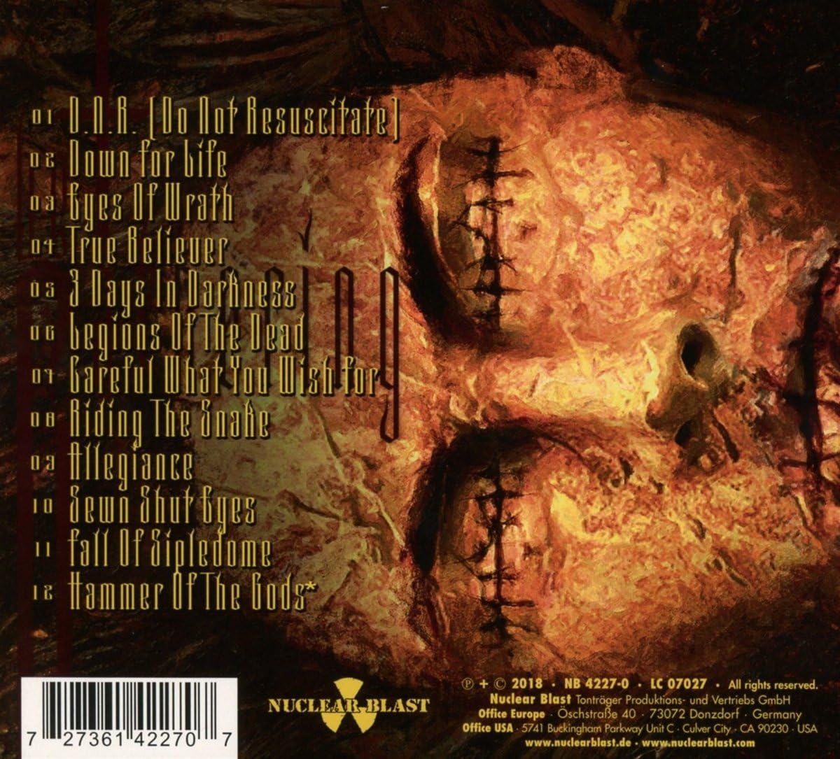 Testament – The Gathering - CD ALBUM in FOLDOUT DIGIPAK (used)