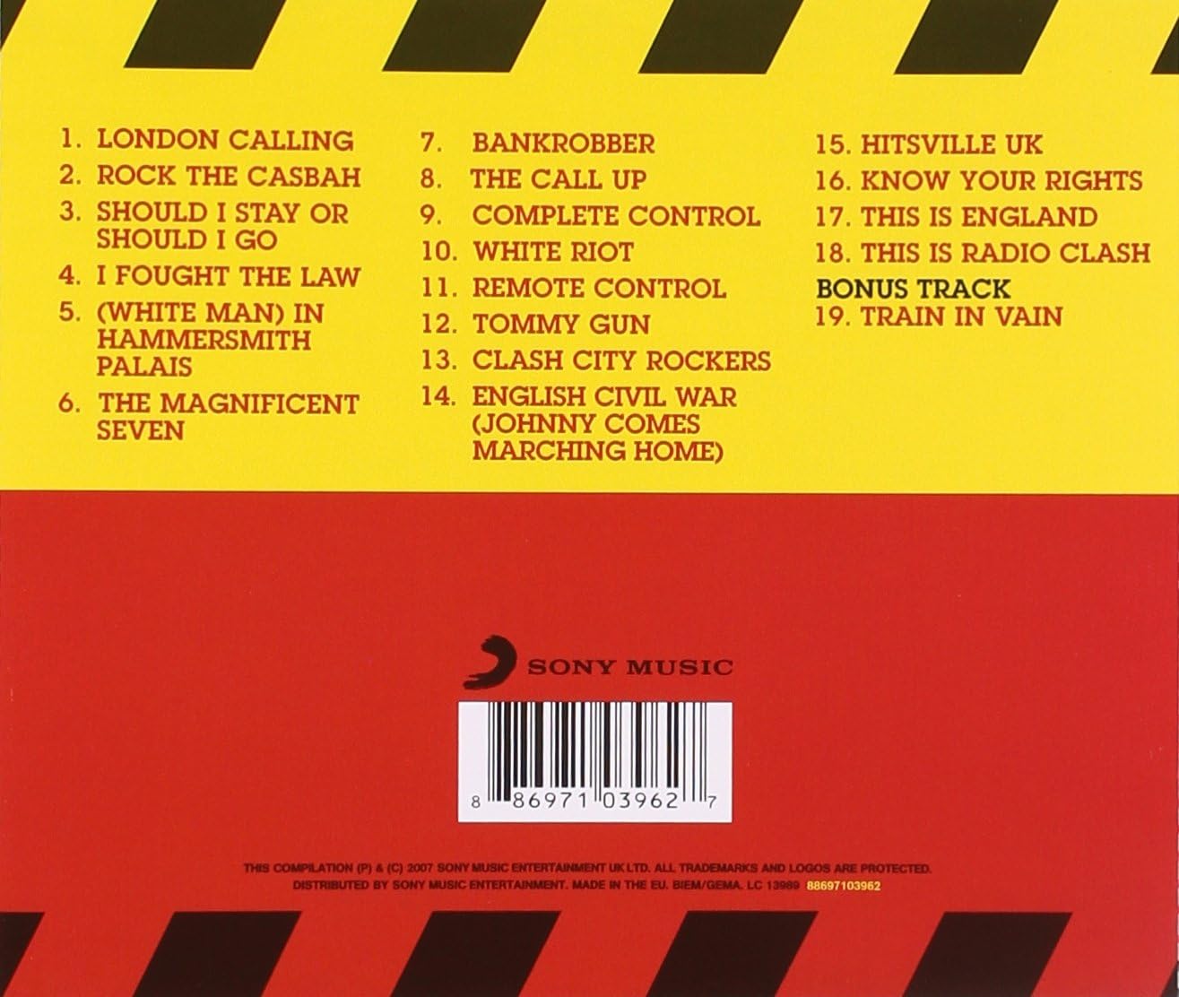 The Clash – The Singles - CD ALBUM