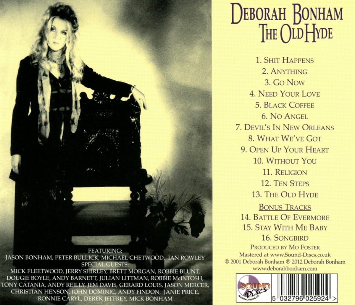 Deborah Bonham – The Old Hyde - CD ALBUM (used)