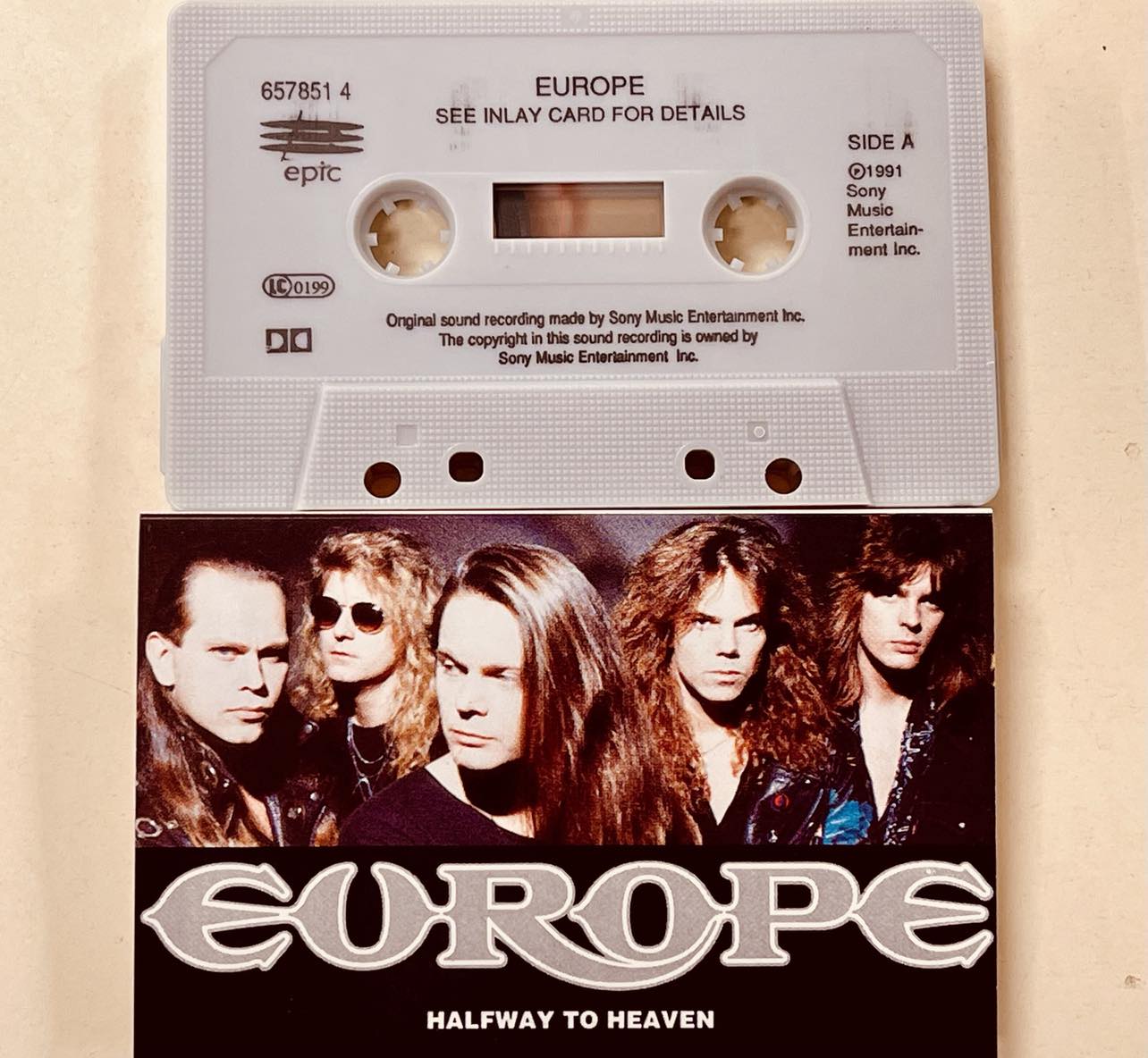 Europe – Halfway To Heaven - CASSETTE ALBUM (used)