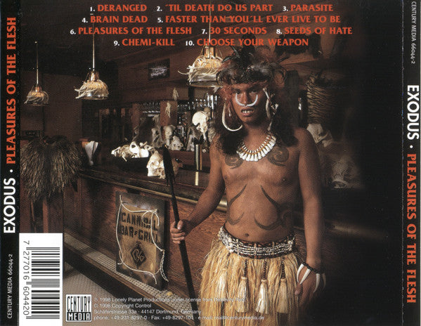 Exodus – Pleasures Of The Flesh - CD ALBUM (used)