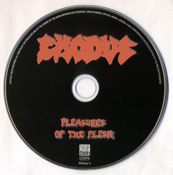 Exodus – Pleasures Of The Flesh - CD ALBUM (used)