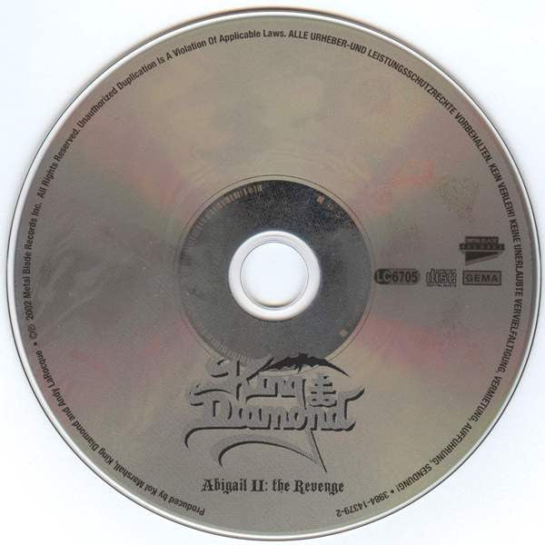 King Diamond – Abigail II: The Revenge - CD ALBUM (used)