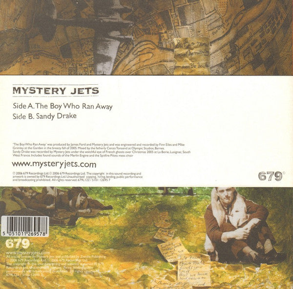 Mystery Jets – The Boy Who Ran Away - 7" in Picture Sleeve & Picture Inner & Sash (used) (Copy)