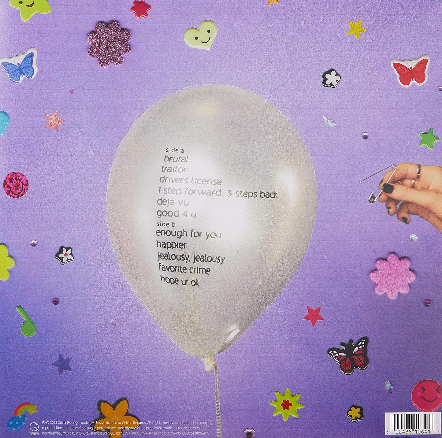 Olivia Rodrigo – Sour - VINYL LP (NEW)