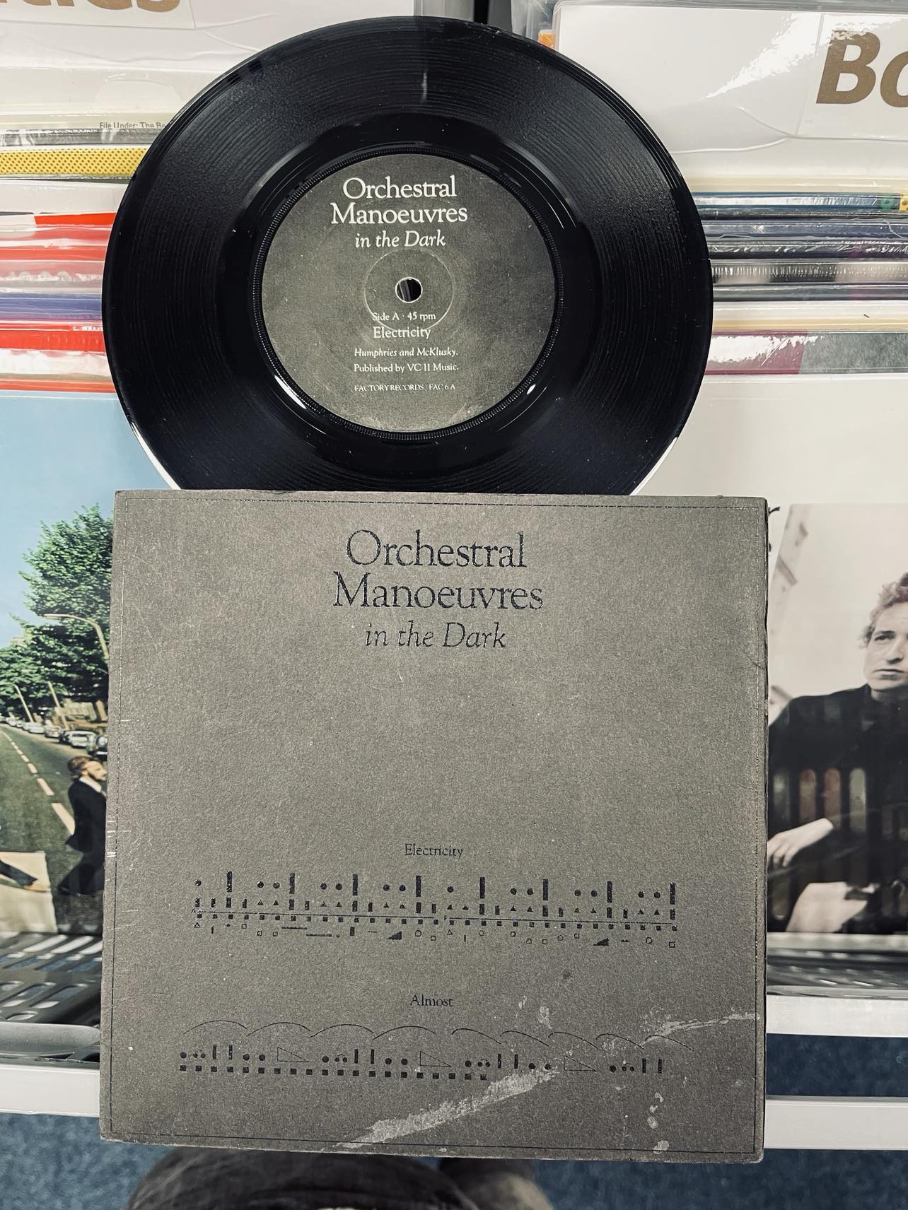 Orchestral Manoeuvres In The Dark – Electricity - Original issue in Thermographic Picture Cover (used)
