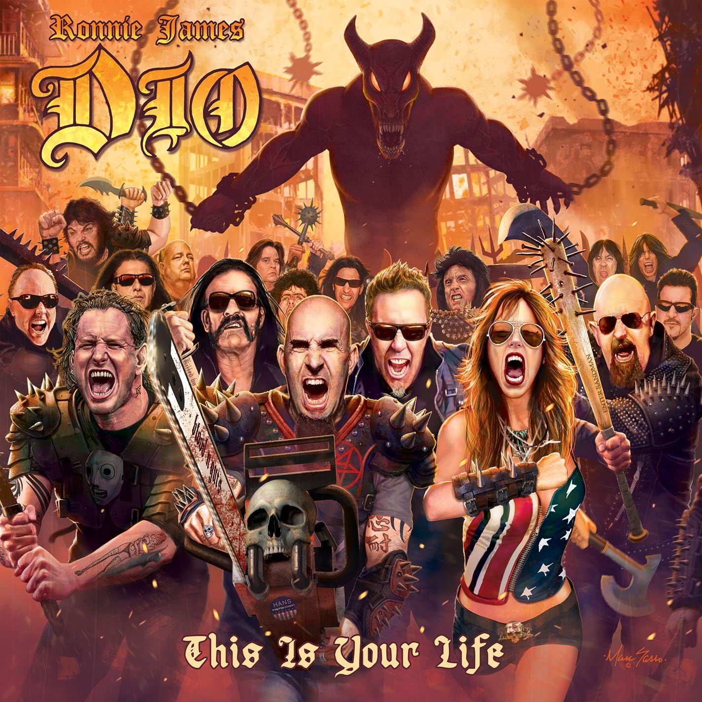 Various – Ronnie James Dio: This Is Your Life - CD ALBUM in FOLDOUT DIGIPAK (used)
