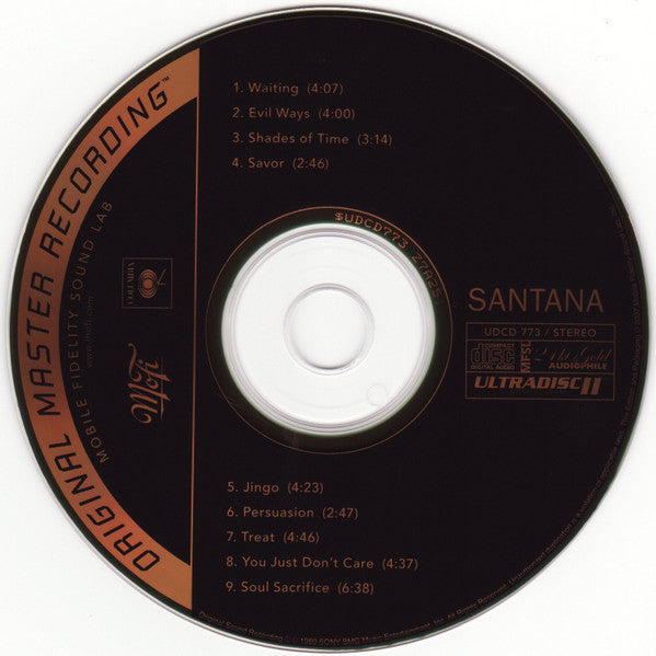 Santana – Santana - CD ALBUM - MOBILE FIDELITY