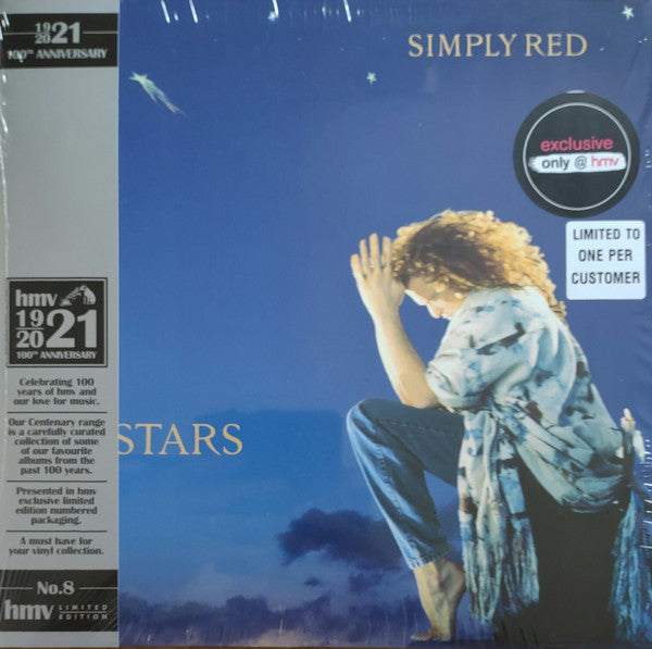 Simply Red - Stars - BLUE COLOURED VINYL LP (used)
